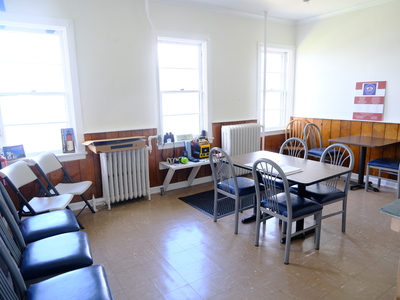 Restored living quarters at Eldred Rock Lighthouse include a dining area, kitchen, and five bedrooms and will include a maritime museum in the future. (Photo by Corinne Smith/Alaska Beacon)