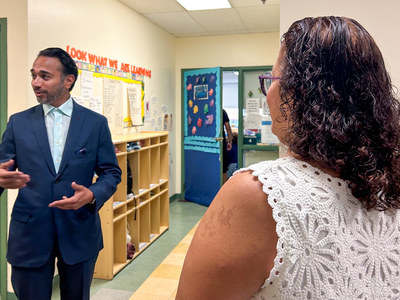 How to bring candidates of different parties together? Take them to a pre-K classroom.
