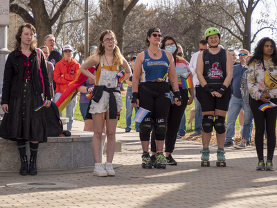 Defiant transgender children, filled with love and rage, march on Kansas Statehouse