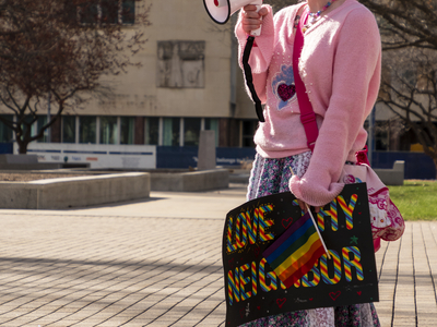 Defiant transgender children, filled with love and rage, march on Kansas Statehouse