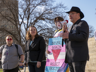 Defiant transgender children, filled with love and rage, march on Kansas Statehouse