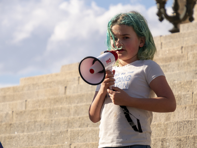 Defiant transgender children, filled with love and rage, march on Kansas Statehouse