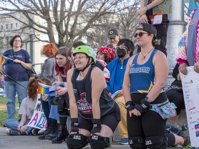 Defiant transgender children, filled with love and rage, march on Kansas Statehouse