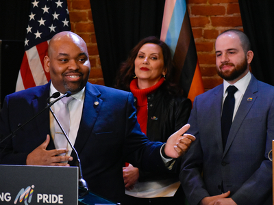 Whitmer signs LGBTQ+ non-discrimination bill into law alongside civil rights pioneer Mel Larsen