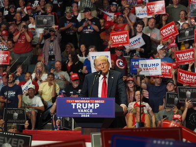 Trump and Vance talk RNC, assassination attempt and manufacturing at Grand Rapids rally