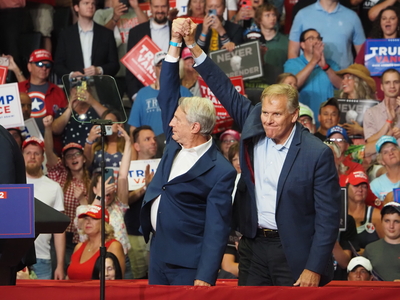 Trump and Vance talk RNC, assassination attempt and manufacturing at Grand Rapids rally
