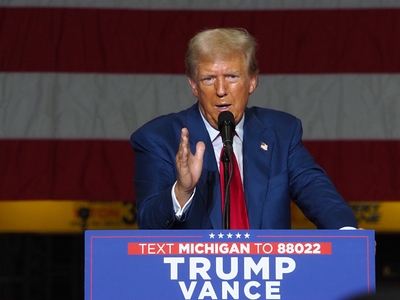 Trump delivers marathon speech in Potterville railing against Harris: ‘She just doesn’t care’