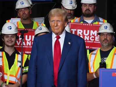 Trump delivers marathon speech in Potterville railing against Harris: ‘She just doesn’t care’