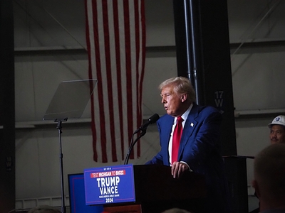 Trump delivers marathon speech in Potterville railing against Harris: ‘She just doesn’t care’