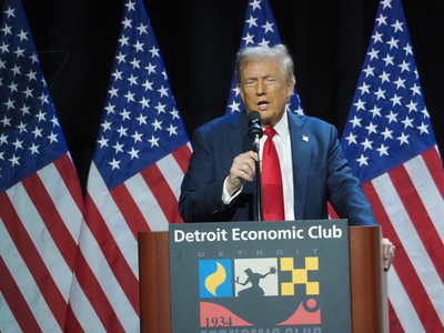 In Motown, Trump says if Harris wins, the &lsquo;whole country will end up being like Detroit&rsquo;