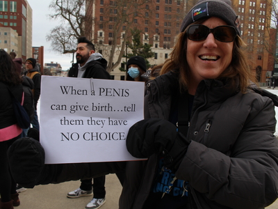 The People’s March draws hundreds to the Michigan Capitol before Trump’s inauguration