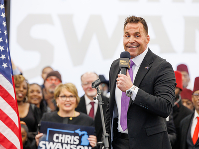 Swanson launches campaign for governor, proposes sheriffs network for constituent services