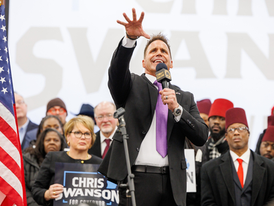 Swanson launches campaign for governor, proposes sheriffs network for constituent services