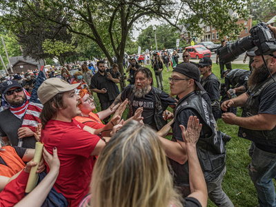 ‘Down with deportations!’ shouted by thousands at Detroit’s Clark Park amid minor confrontations
