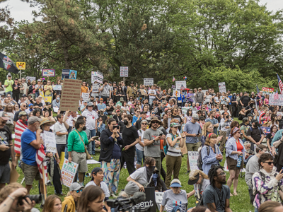 ‘Down with deportations!’ shouted by thousands at Detroit’s Clark Park amid minor confrontations