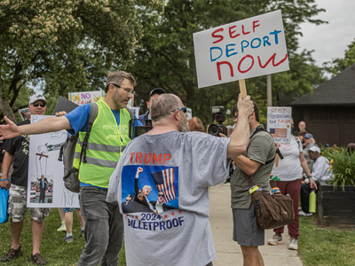 ‘Down with deportations!’ shouted by thousands at Detroit’s Clark Park amid minor confrontations