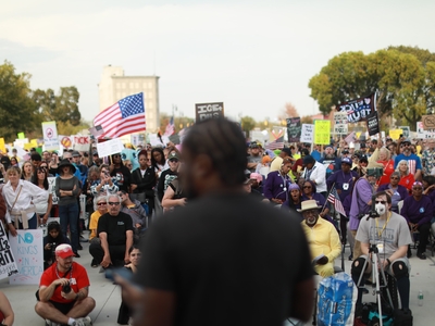 Demonstrators amplify growing fear of Trump autocracy during Michigan-wide No Kings rallies
