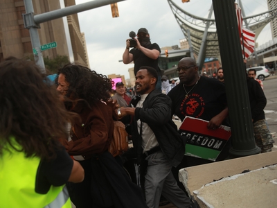 Demonstrators amplify growing fear of Trump autocracy during Michigan-wide No Kings rallies