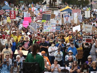Demonstrators amplify growing fear of Trump autocracy during Michigan-wide No Kings rallies