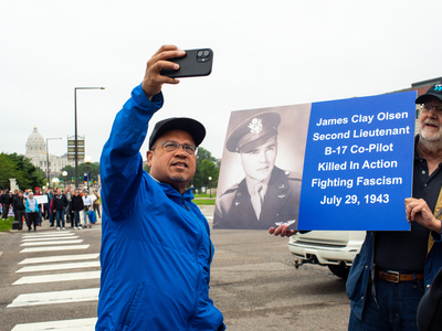 Thousands rally peacefully for No Kings protest hours after Hortman assassination