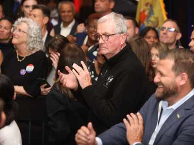 Mikie Sherrill celebrates win in NJ governor’s race, as supporters cheer: ‘Blue is back!’