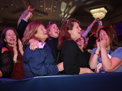 Mikie Sherrill celebrates win in NJ governor’s race, as supporters cheer: ‘Blue is back!’