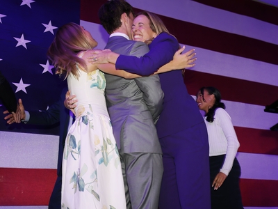 Mikie Sherrill celebrates win in NJ governor’s race, as supporters cheer: ‘Blue is back!’