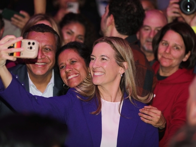 Mikie Sherrill celebrates win in NJ governor’s race, as supporters cheer: ‘Blue is back!’
