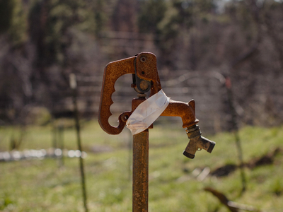 Destroyed well after Hermits Peak Calf Canyon Fire