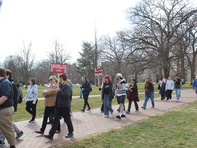 Hundreds of Ohio State University students call on university to remove Wexner name from buildings