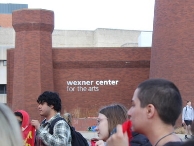 Hundreds of Ohio State University students call on university to remove Wexner name from buildings