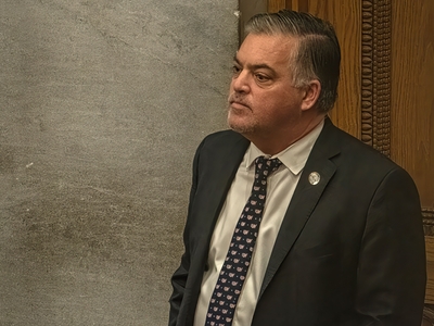Rep. Todd Warner, R-Lewisburg, leaving the Tennessee House Chambers. (Photo: John Partipilo)