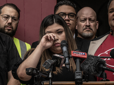 Jennifer Vasquez Sura, wife of Kilmar Abrego Garcia, shared a message from her husband in a morning press conference. (Photo: John Partipilo/Tennessee Lookout)