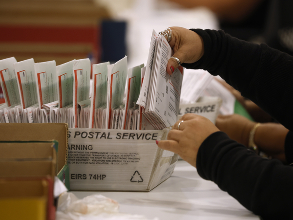 An election worker processes mail-in ballots for the California state primary election at the Los Angeles County Ballot Processing Center on June 05, 2026, in City of Industry, California. (Photo by Justin Sullivan/Getty Images)