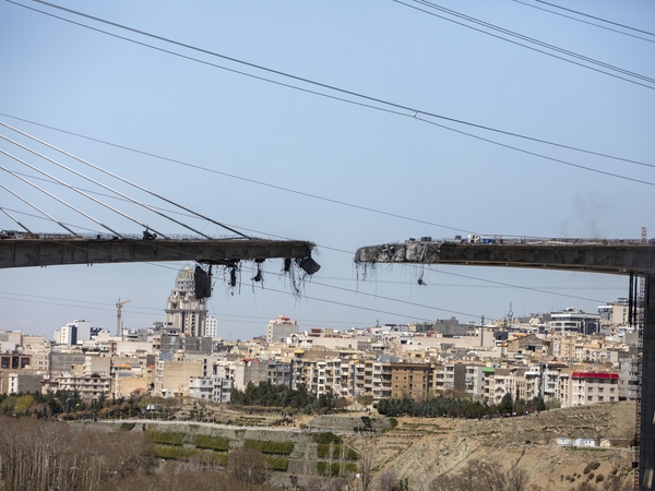 A vote on a budget resolution in the U.S. House on July 22, 2026, sets up a confrontation between GOP lawmakers in Congress over exactly how much funding to provide for the war in Iran. Shown is the damaged B1 bridge, a day after it was destroyed by an airstrike, on April 3, 2026 west of Tehran in Karaj, Iran. (Photo by Majid Saeedi/Getty Images)