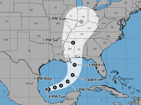 DeSantis issues a state of emergency for 25 counties as tropical depression heads toward Florida