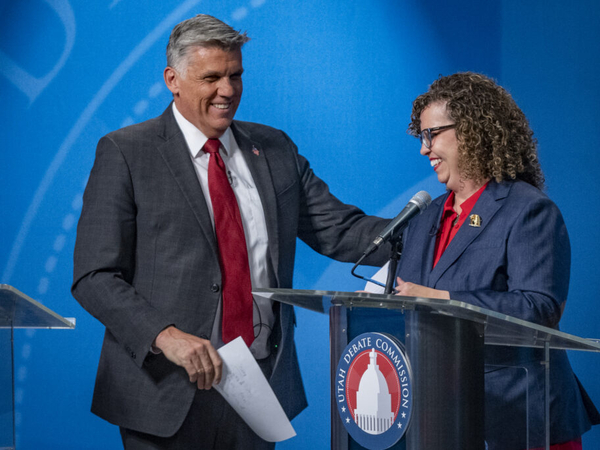 Maloy, Lyman talk ICE, data centers in debate for Utah’s new 3rd Congressional District