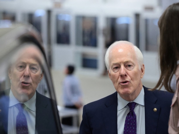 Eight Senate Republicans broke ranks this week. John Cornyn, spurned by Trump in his primary, didn’t.
