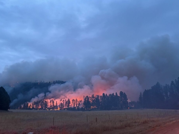 Wildfire near Custer damages 10 properties, authorities say