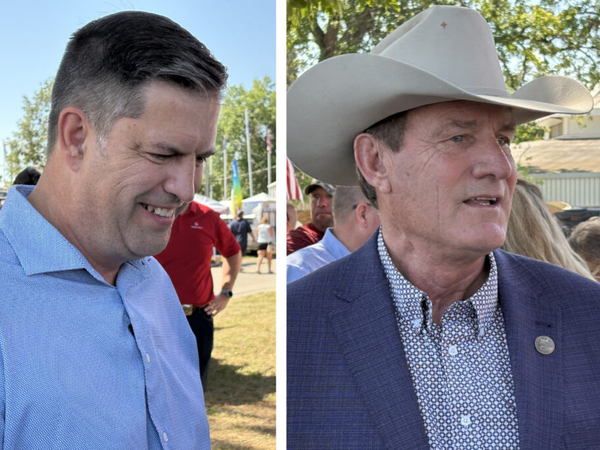 South Dakota governor, challenger both slam Trump on beef imports but clash on other debate topics