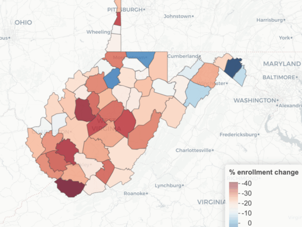 WV native creates online state school closure tracker; 70% of closures impacted elementary schools
