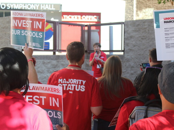 Teachers warn GOP union-busting bill could worsen Arizona’s near-last school funding rank