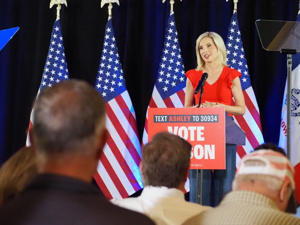 U.S. Rep. Ashley Hinson wins GOP nomination for U.S. Senate seat, AP projects