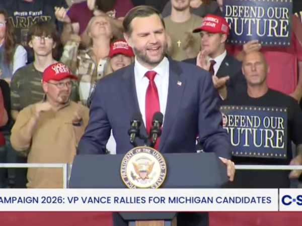 Vance calls Michigan’s U.S. Senate race a ‘test’ of gratitude versus grievance in rally for Rogers