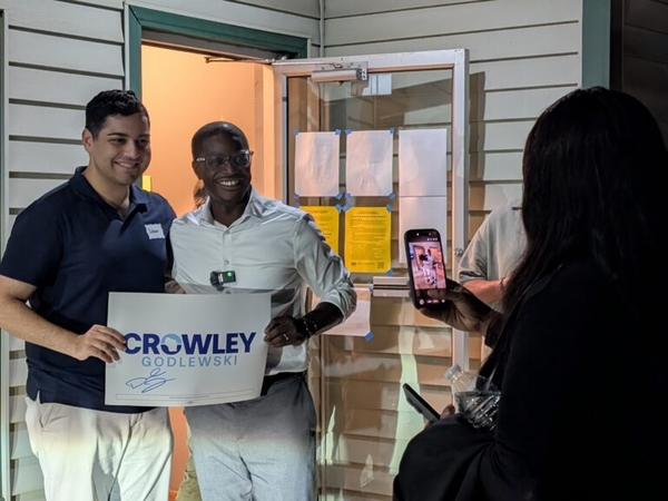 Democratic candidate David Crowley up in polls, down in fundraising