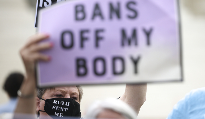 I literally cannot fathom the idea of abortion as apolitical. (Photo by Kevin Dietsch/Getty Images)