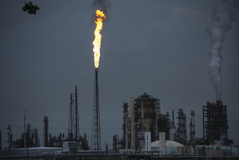 Executives at the Shell Chemical petroleum refinery in Norco, Louisiana, agreed to install $10 million in pollution monitoring and control equipment in 2018 to settle allegations it was violating the Clean Air Act. The Biden Administration was expected to increase EPA enforcement but that hasn’t happened says a national environmental group. (Photo by Drew Angerer/Getty Images)