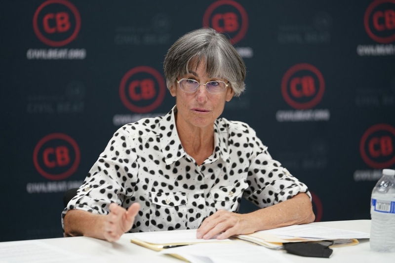 Former Gov. Linda Lingle advocated for numerous education reforms during her time in office, including creating multiple school districts in the state with elected school boards. (Cory Lum/Civil Beat/2022)