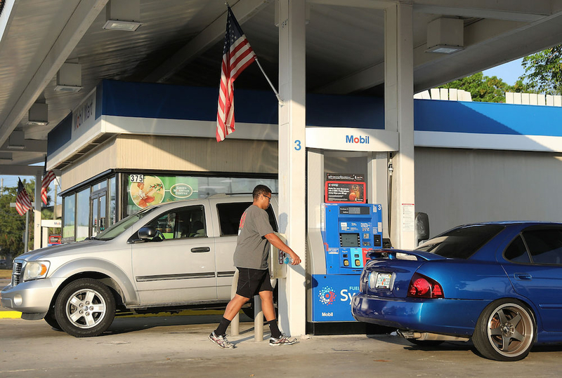 Gas prices are starting to level off after jumping more than 20 cents a gallon earlier this month. (Photo by Joe Raedle/Getty Images)
