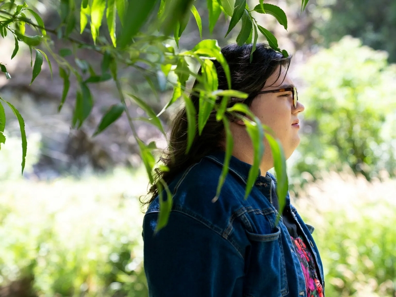 Artemis Langford poses for a portrait in August 2023. (Niki Chan Wylie/WyoFile)